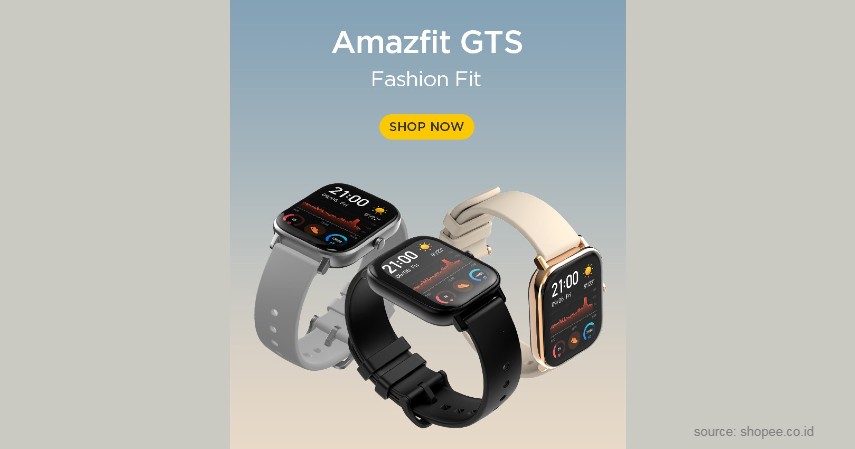 Xiaomi Amazfit GTS - Smartwatch Murah Terbaik 2021