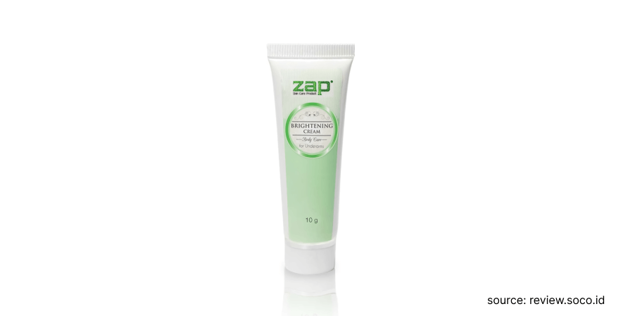 2. ZAP - Rekomendasi Underarm Cream