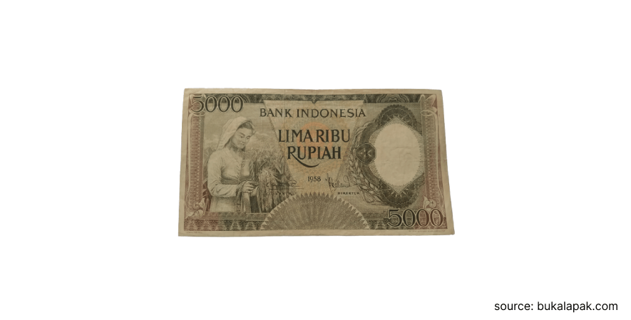 4. Uang Rp5.000 - 10 Daftar Uang Kuno