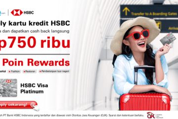 Review HSBC Visa Platinum, Kartu Kredit Penuh Cashback!