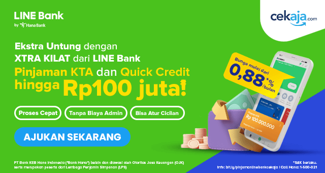 Ekstra Untung dengan XTRA KILAT dari LINE Bank, Pinjam hingga Rp100 Juta!