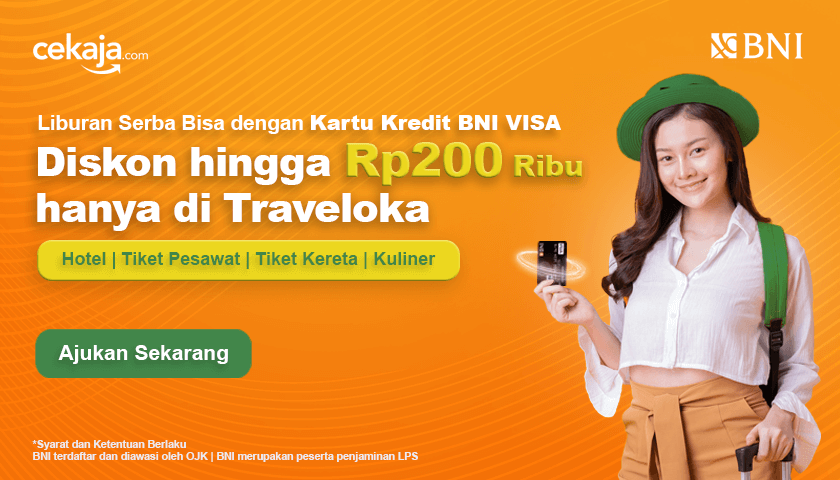 Liburan Serba Bisa dengan Kartu Kredit BNI VISA x Traveloka!