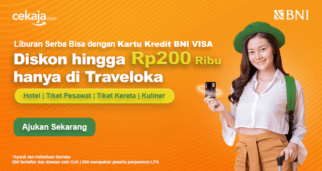 Liburan Serba Bisa dengan Kartu Kredit BNI VISA x Traveloka!