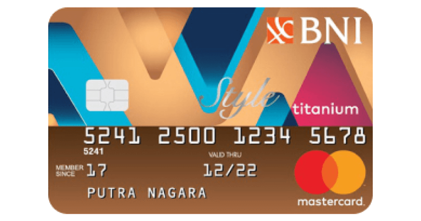 BNI Mastercard Style Titanium @card snippet
