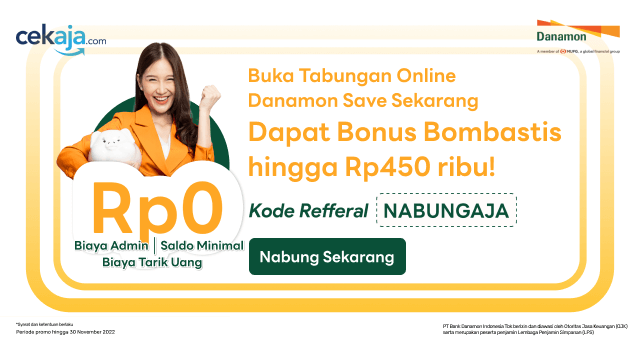 Buka Tabungan Online Danamon Save Sekarang, Dapat Bonus Bombastis hingga Rp450 Ribu!