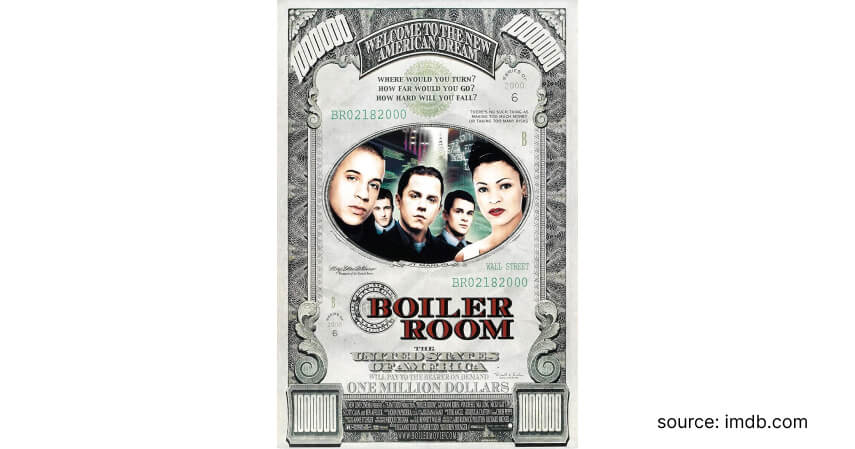 Boiler room (2000)- 8 Film Tentang Investasi (1)