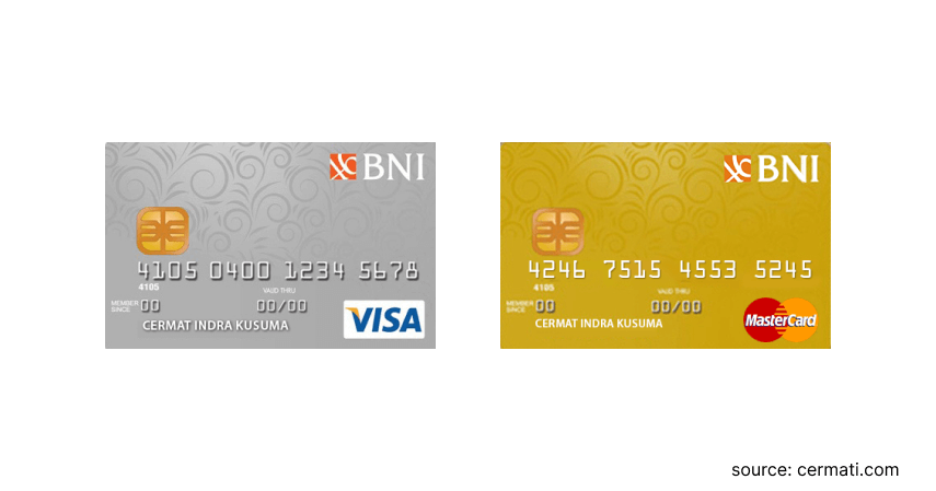 3. BNI Silver & Gold Card - Daftar Bank Penyedia Kartu Kredit Perdana