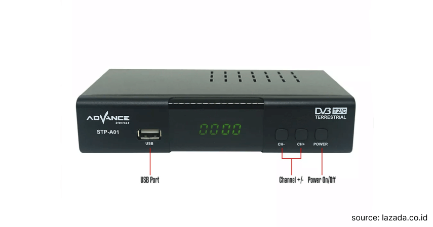 Advance DVB-T2 STP A01 - Rekomendasi Set Top Box Terbaik