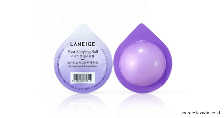 Laneige – Foot Sleeping Ball - Merk Masker Kaki Terbaik