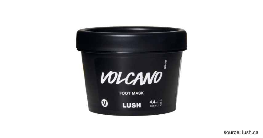 Lush – Vulcano Foot Mask - Merk Masker Kaki Terbaik