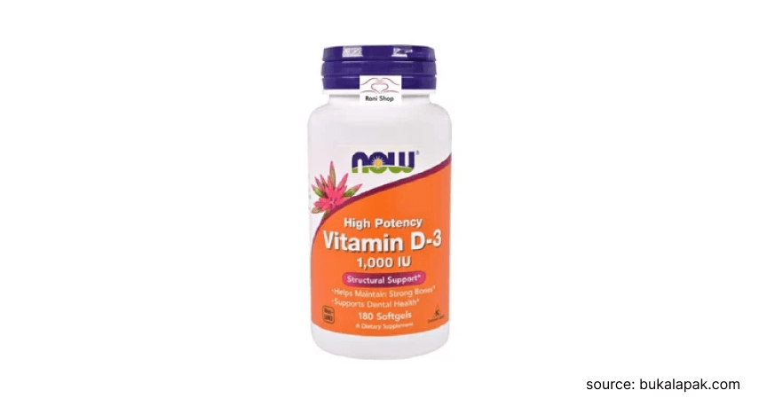 Now Foods Vitamin D3 - Daftar Merk Vitamin D Terbaik