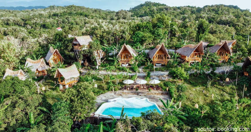 Penida Bambu Green - Rekomendasi Hotel Terbaik di Nusa Penida dengan View Pantai