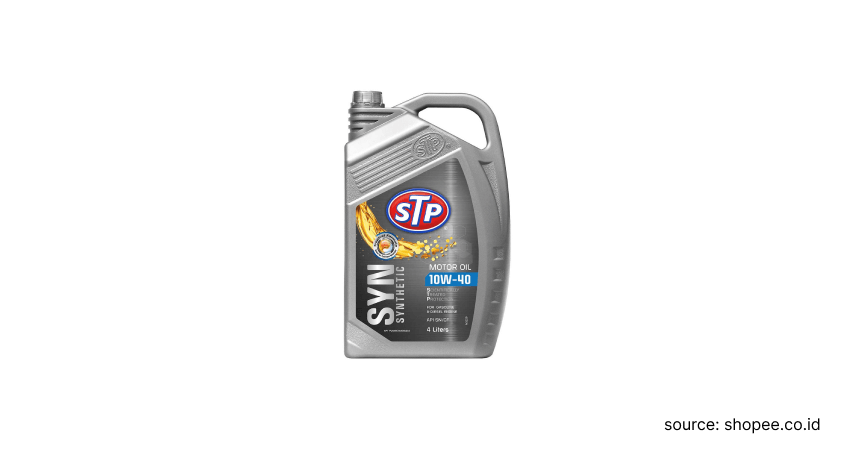 10. STP Synthetic Oil 4L - Daftar Oli Mobil Terbaik
