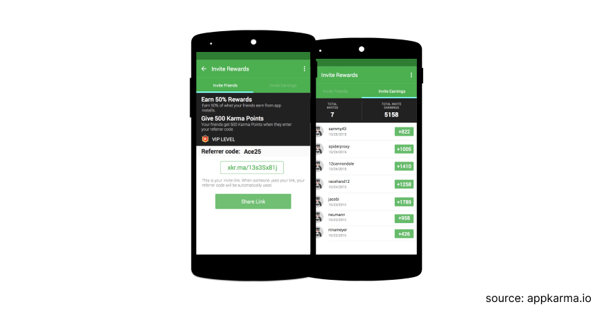 12. appKarma Reward Gift Card - Deretan Apk Android Penghasil Uang