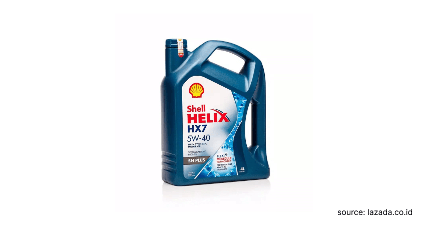 2. Shell Helix HX7 - Daftar Oli Mobil Terbaik