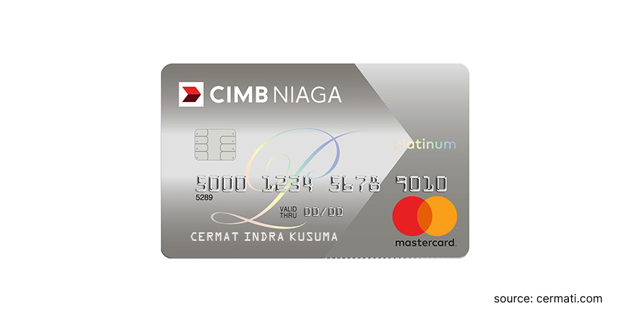 3. CIMB Niaga MasterCard Platinum - Jenis-Jenis Kartu Kredit CIMB Niaga