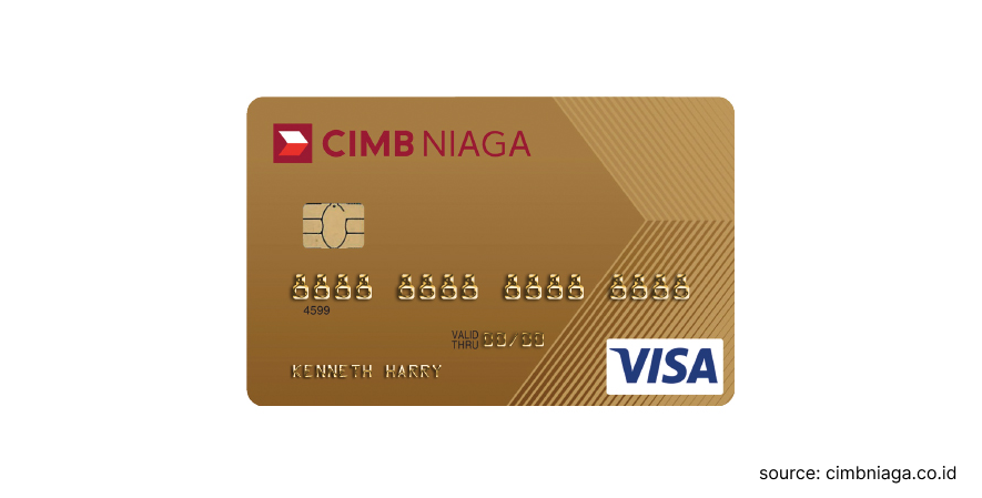 4. CIMB Niaga Visa Gold - Jenis-Jenis Kartu Kredit CIMB Niaga
