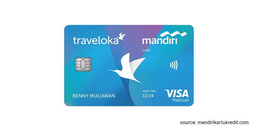 5. Mandiri Traveloka - Rekomendasi Kartu Kredit Mandiri