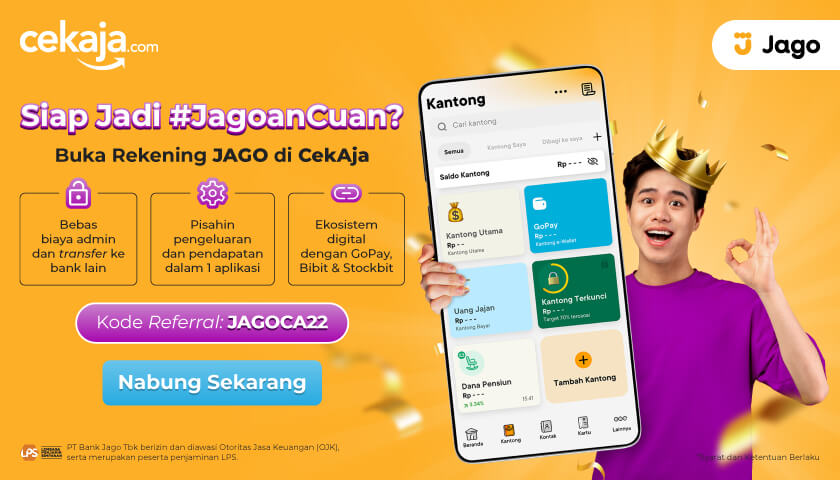 Siap Jadi #JagoanCuan? Buka Rekening Tabungan Bank Jago di CekAja!