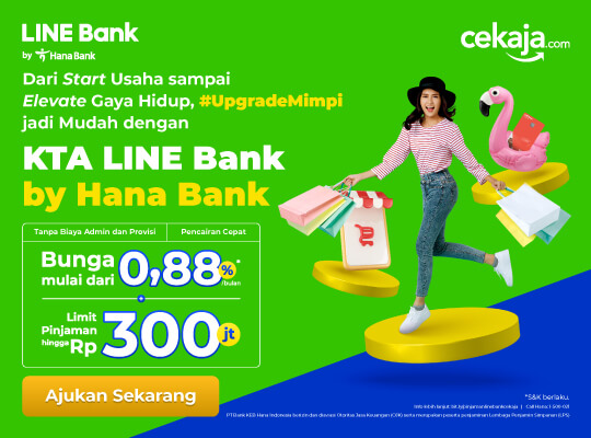 #UpgradeMimpi jadi Mudah dengan KTA LINE Bank by Hana Bank! Dapatkan Pinjaman hingga Rp300 Juta!