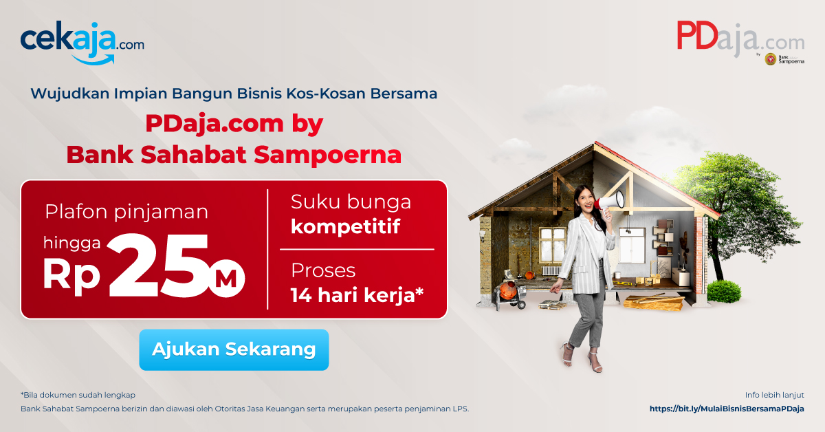 Bangun Bisnis Kos-Kosan Bersama PDaja.com by Bank Sahabat Sampoerna